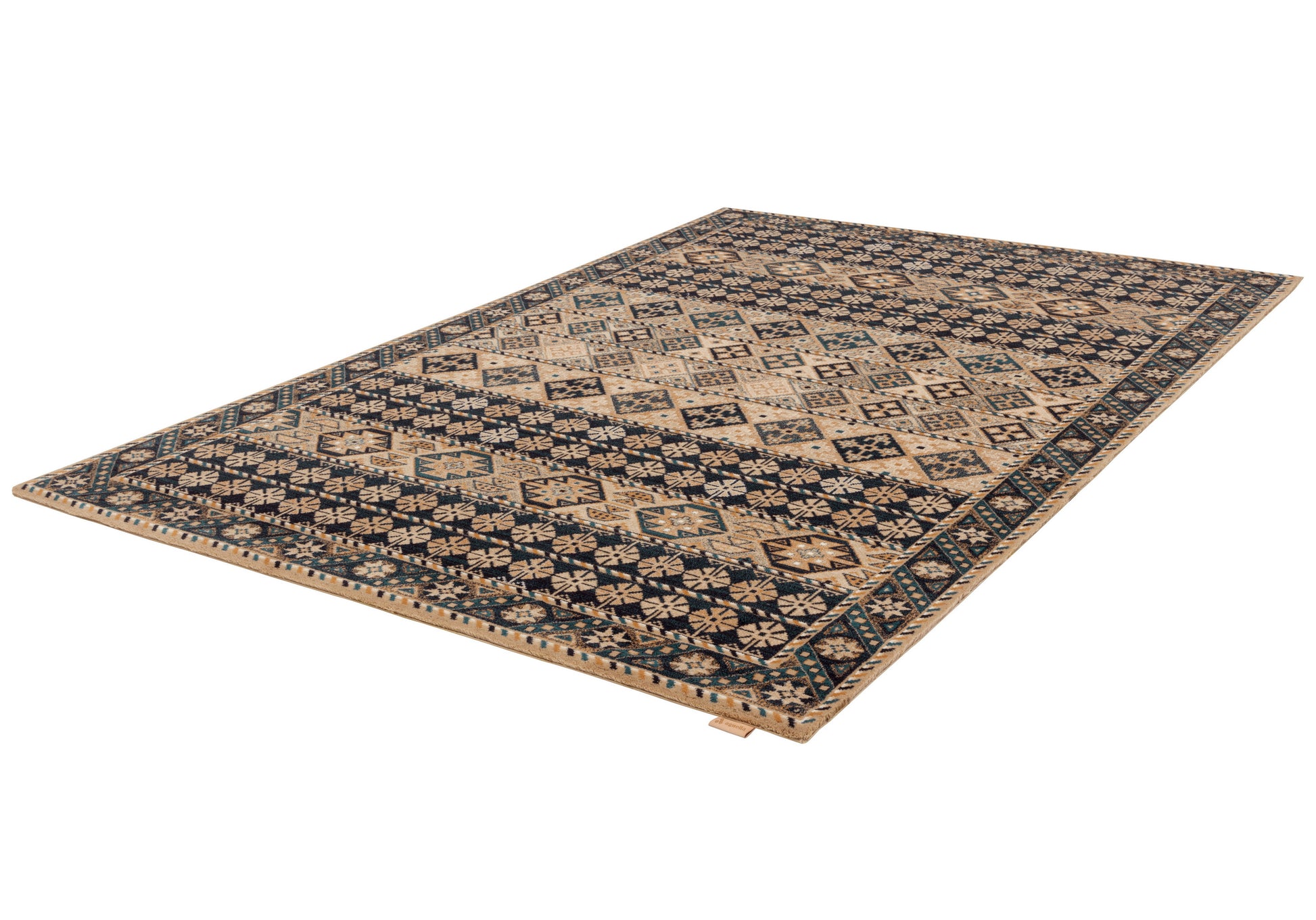 Agnella Rugs Design Discoveries V&A Collection ASTRID Dark Beige - Free Delivery