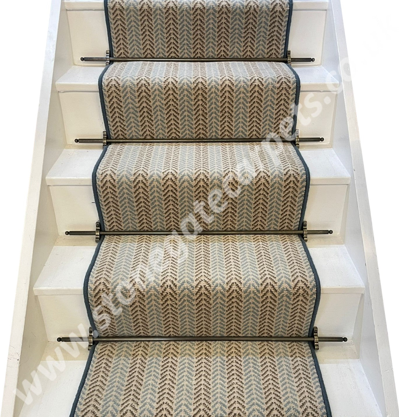 Ulster Carpets Boho Hemmingway Summer Breeze Stair Runner (Choice of adding a border) (Per Linear Metre)