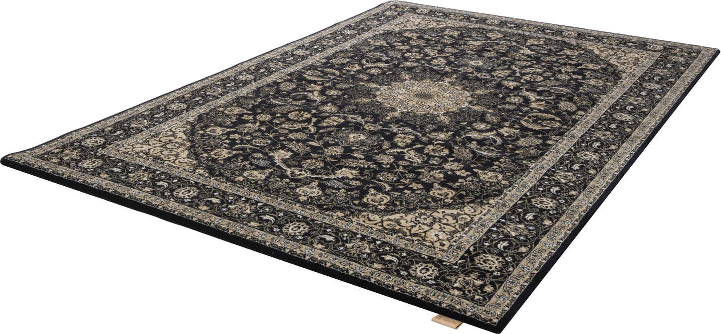 Agnella Rugs Calisia DAMORE Navy Blue - 100% New Zealand Wool - Free Delivery