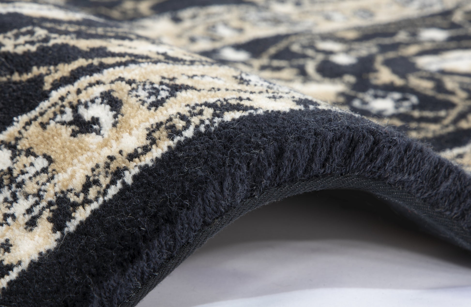 Agnella Rugs Calisia DAMORE Navy Blue - 100% New Zealand Wool - Free Delivery