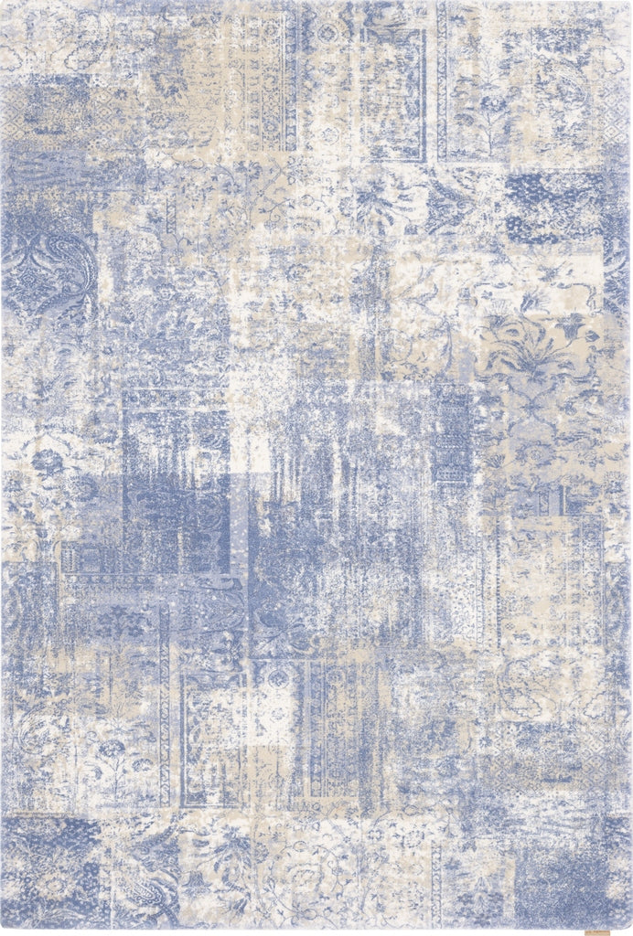 Agnella Rugs Calisia EDDIE Light Blue - 100% New Zealand Wool - Free Delivery