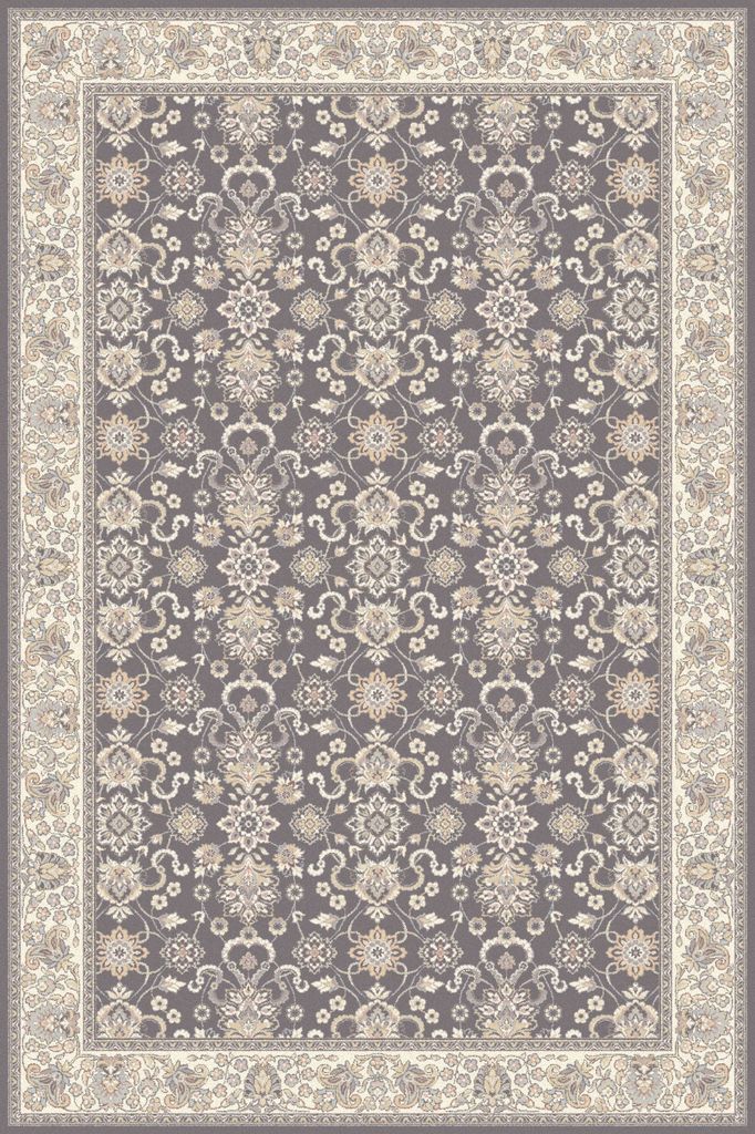 Agnella Rugs Isfahan KANTABRIA Anthracite - 100% New Zealand Wool - Free Delivery