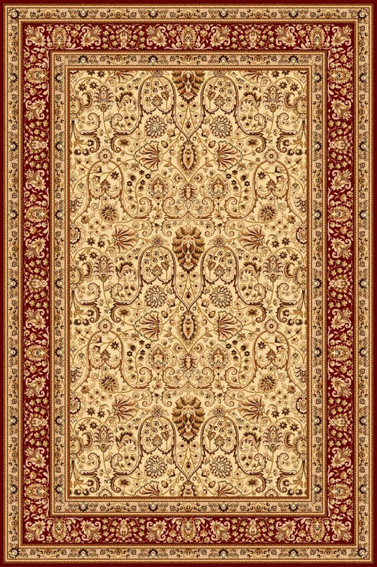 Agnella Rugs Isfahan KLIMENE Cream - 100% New Zealand Wool - Free Delivery