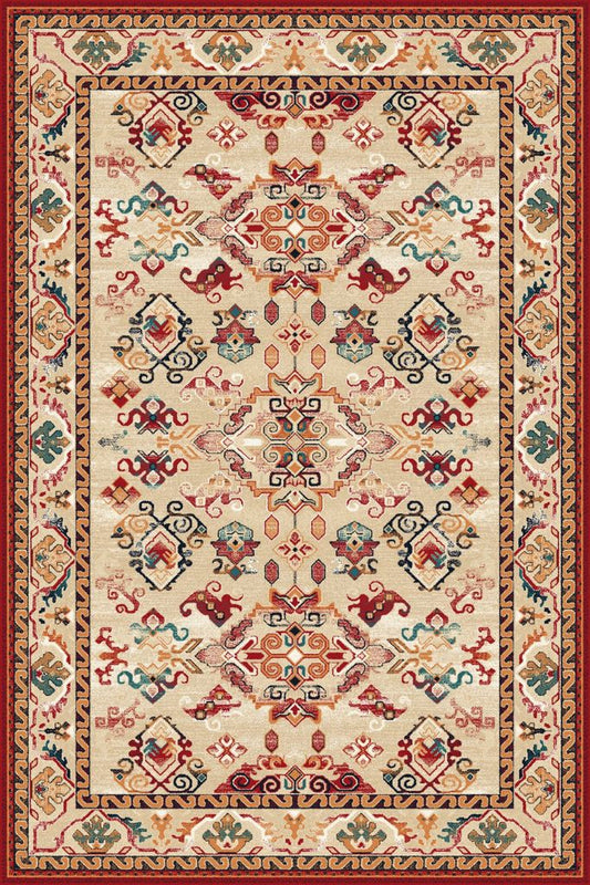 Agnella Rugs Isfahan MEKA Dark Beige - 100% New Zealand Wool - Free Delivery