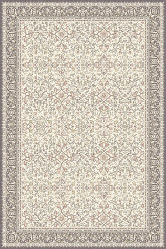 Agnella Rugs Isfahan SALAMANKA Alabaster - 100% New Zealand Wool - Free Delivery