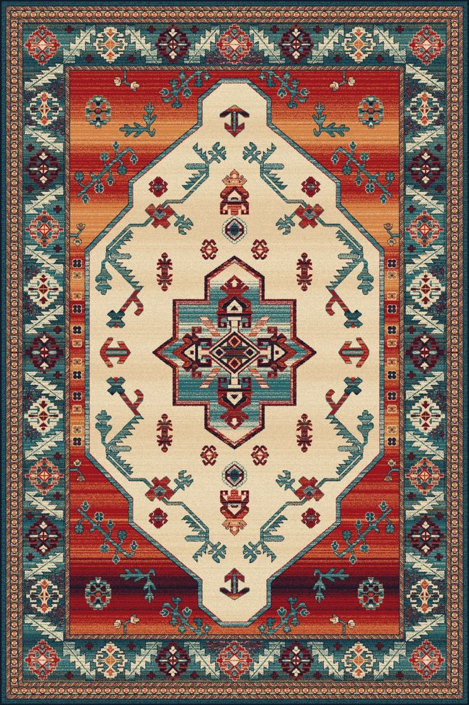 Agnella Rugs Isfahan TEREUS Emerald - 100% New Zealand Wool - Free Delivery