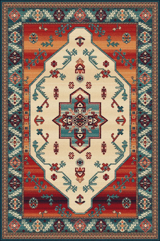 Agnella Rugs Isfahan TEREUS Emerald - 100% New Zealand Wool - Free Delivery