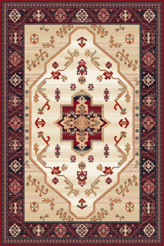 Agnella Rugs Isfahan TEREUS Light Beige - 100% New Zealand Wool - Free Delivery