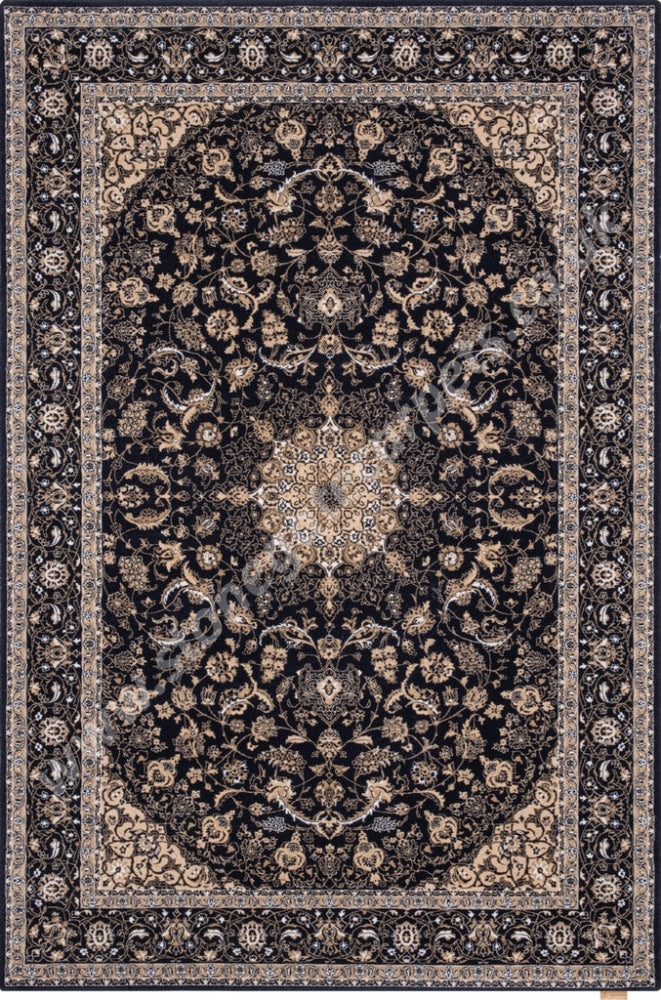 Agnella Rugs Calisia DAMORE Navy Blue - 100% New Zealand Wool - Free Delivery