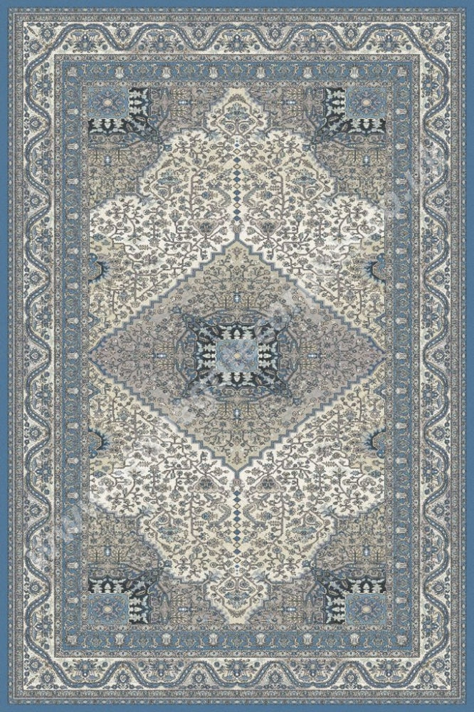 Agnella Rugs Calisia MISTIA Light Blue - 100% New Zealand Wool - Free Delivery