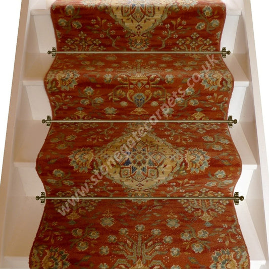 Brintons Carpets Renaissance Amber Kashan Broadloom Stair Runner (per M)